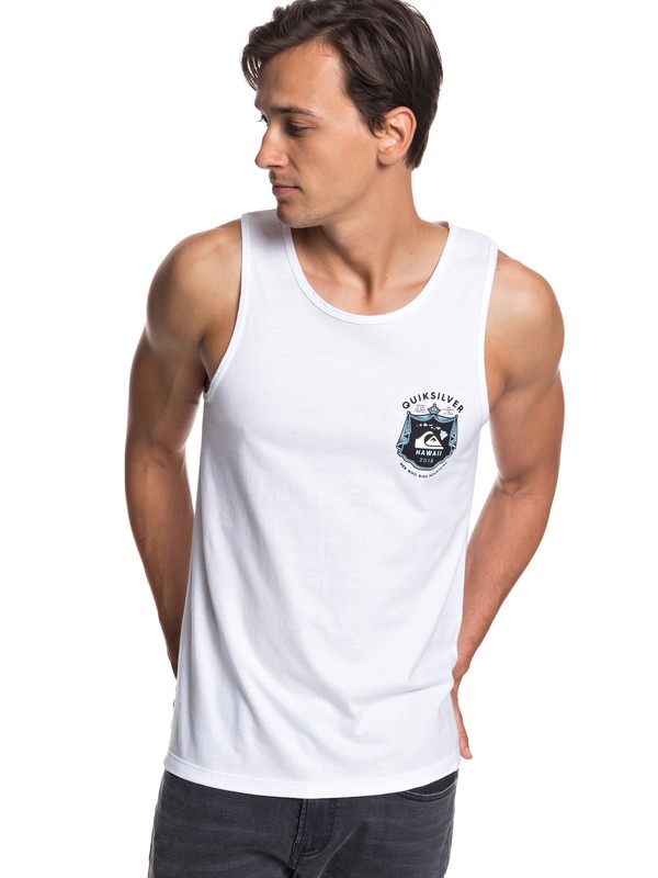 quiksilver, MWRM Poster Tank, WHITE (wbb0) 0 MWRM Poster Tank White AQYZT05897 Quiksilver