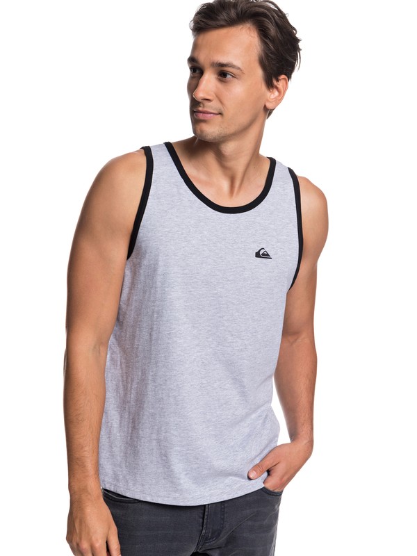 quiksilver, Jodo Form Tank, ATHLETIC HEATHER (sgrh) 0 Jodo Form Tank Grey AQYZT05903 Quiksilver