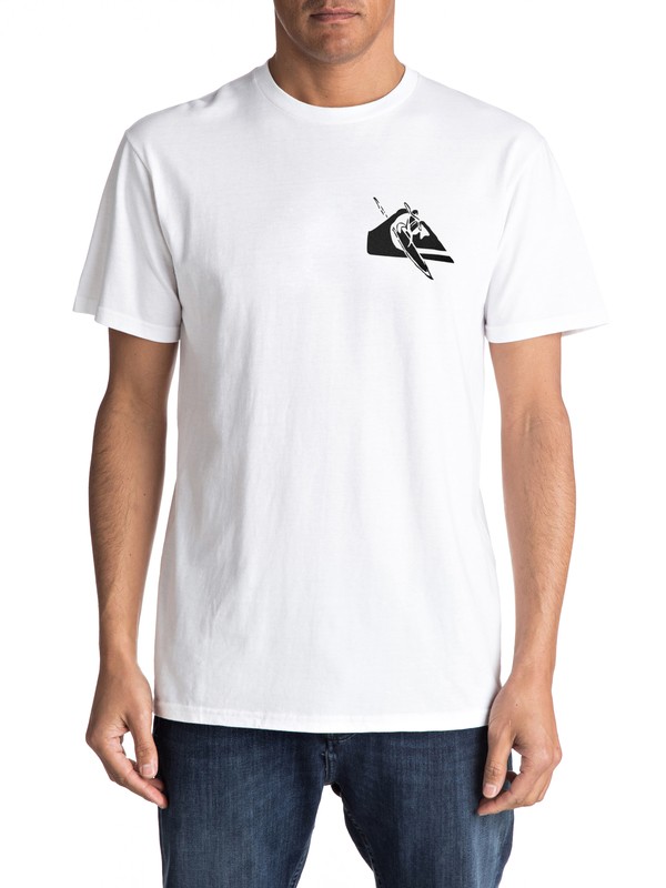 quiksilver, MWRM Petroglyph - T-Shirt, WHITE (wbb0) 0 MWRM Petroglyph - T-Shirt White AQYZT05906 Quiksilver