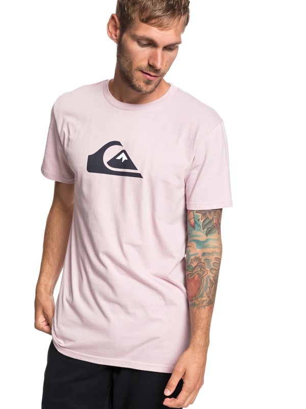 quiksilver, MW Logo Tee, KEEPSAKE LILAC (mgm0) 0 MW Logo Tee Pink AQYZT05910 Quiksilver