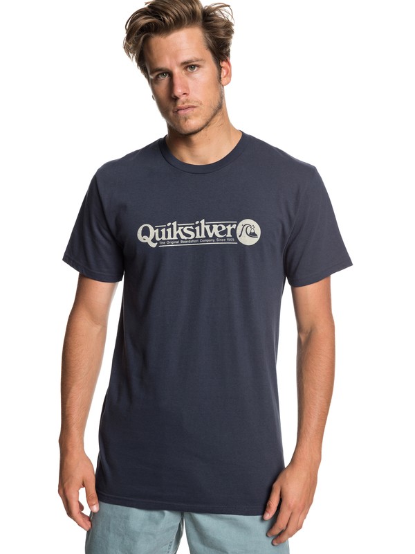 quiksilver, Art Tickle Tee, BLUE NIGHTS (btk0) 0 Art Tickle Tee Blue AQYZT05911 Quiksilver