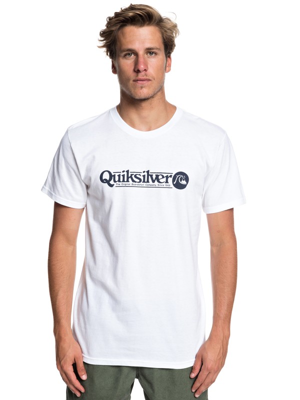 quiksilver, Art Tickle Tee, WHITE (wbb0) 0 Art Tickle Tee White AQYZT05911 Quiksilver