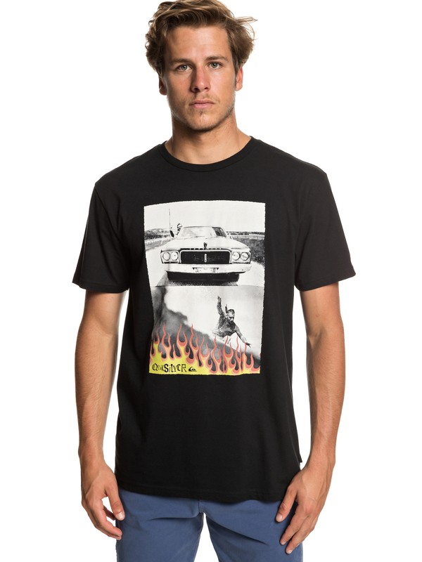 quiksilver, Against All Odd Balls Tee, BLACK (kvj0) 0 Against All Odd Balls Tee Black AQYZT05928 Quiksilver