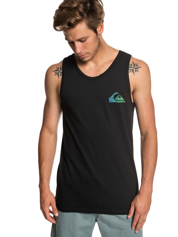 quiksilver, Time Warp Tank, BLACK (kvj0) 0 Time Warp Tank Black AQYZT05947 Quiksilver