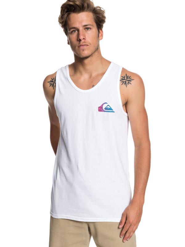 quiksilver, Time Warp Tank, WHITE (wbb0) 0 Time Warp Tank White AQYZT05947 Quiksilver