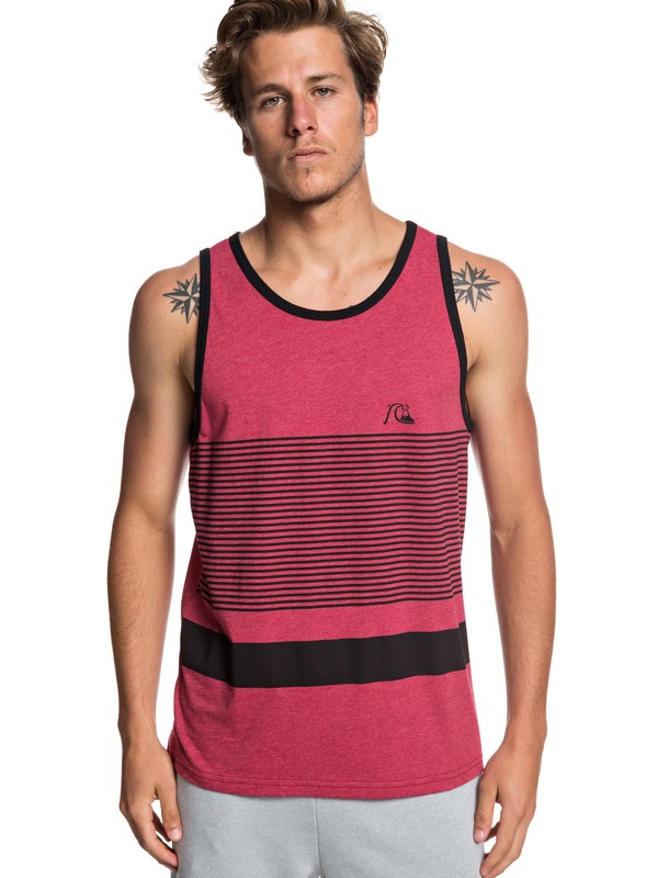 quiksilver, Highline Tijuana Tank, BRICK RED HEATHER (rqnh) 0 Highline Tijuana Tank Red AQYZT05950 Quiksilver
