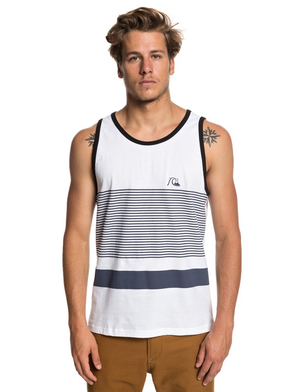 quiksilver, Highline Tijuana Tank, WHITE (wbb0) 0 Highline Tijuana Tank White AQYZT05950 Quiksilver