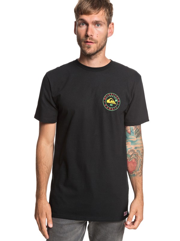 quiksilver, Outlined Tee, BLACK (kvj0) 0 Outlined Tee Black AQYZT05954 Quiksilver