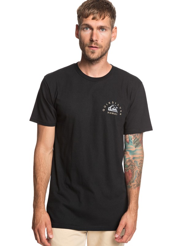 quiksilver, Kewalo Tee, BLACK (kvj0) 0 Kewalo Tee Black AQYZT05956 Quiksilver
