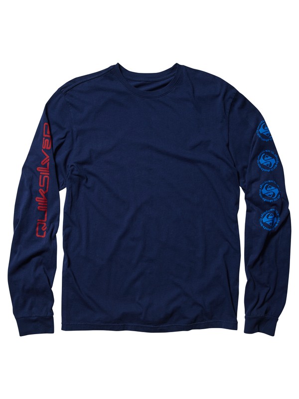 quiksilver, Omni Hazard - Long Sleeve T-Shirt, NAVY BLAZER (byj0) 0 Omni Hazard - Long Sleeve T-Shirt AQYZT05989 Quiksilver