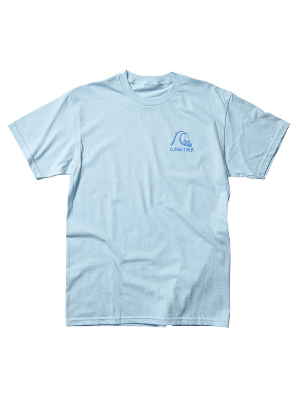 quiksilver, Chest Dingo - T-Shirt, CHAMBRAY (bhd0) 0 Chest Dingo - T-Shirt Blue AQYZT06016 Quiksilver