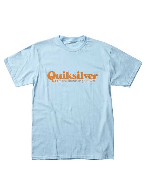 quiksilver, Twin Fin Mates - T-Shirt, CHAMBRAY (bhd0) 0 Twin Fin Mates - T-Shirt Blue AQYZT06019 Quiksilver