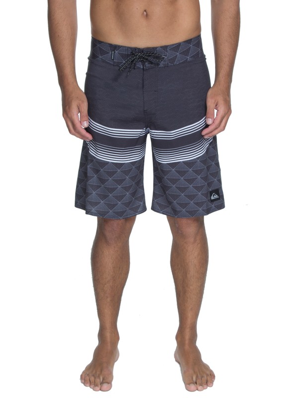 quiksilver, Bermuda Boardshort Division Print 21" Quiksilver, HEATHER* (hea) 0 Bermuda Boardshort Division Print 21" Quiksilver Cinza BR60012525 Quiksilver