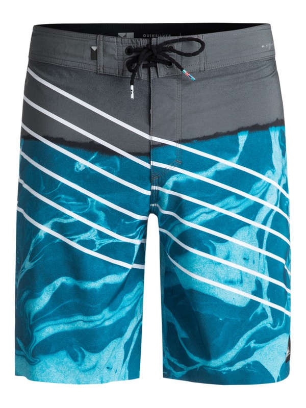 quiksilver, Bermuda Boardshort Highline Lava Slash 19" Quiksilver, REAL TEAL (bpr6) 0 Bermuda Boardshort Highline Lava Slash 19" Quiksilver BR60012548 Quiksilver