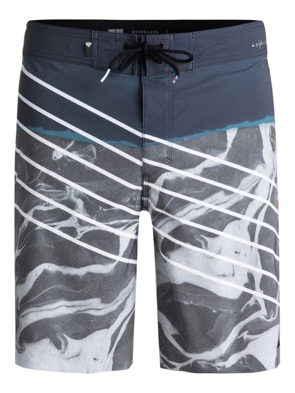 quiksilver, Bermuda Boardshort Highline Lava Slash 19" Quiksilver, BLUE NIGHT (bst6) 0 Bermuda Boardshort Highline Lava Slash 19" Quiksilver Cinza BR60012548 Quiksilver