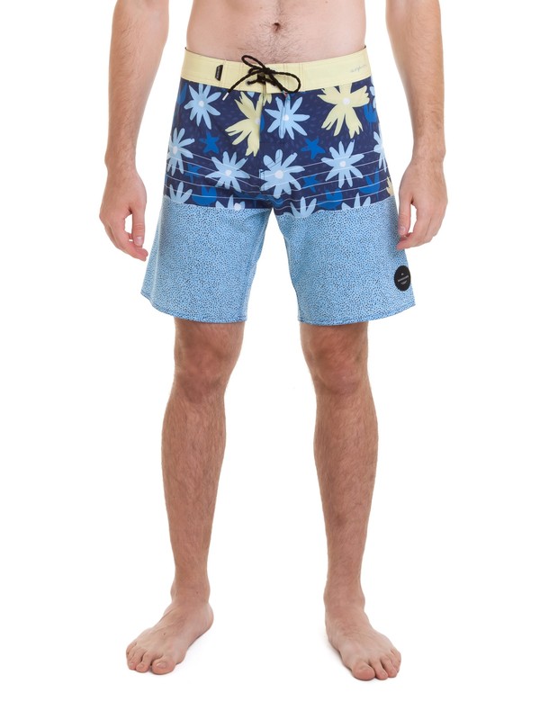 quiksilver, Bermuda Boardshort Highline Minikani 19" Quiksilver, CYAN BLUE* (bkv6) 0 Bermuda Boardshort Highline Minikani 19" Quiksilver Azul BR60012602 Quiksilver