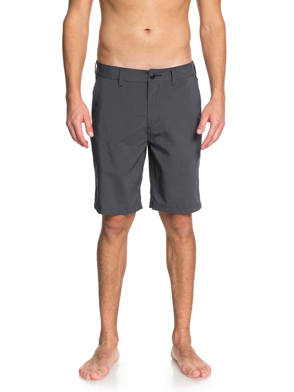 quiksilver, Bermuda Amphibian Transit Twill 20" Quiksilver, TRUE BLACK (kvj0) 0 Bermuda Amphibian Transit Twill 20" Quiksilver BR60031129 Quiksilver