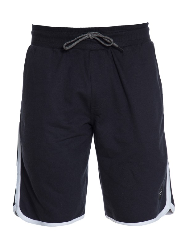 quiksilver, Bermuda Masculina de Moletom Quiksilver, TRUE BLAK / BALTIC BLUE (blk) 0 Bermuda Masculina de Moletom Quiksilver Preto BR60041046 Quiksilver