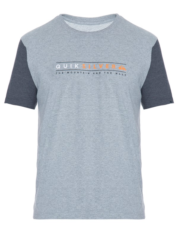 quiksilver, Camiseta Masculina Manga Curta Estampa Frontal Quiksilver, MESCLA PRETO* (msc) 0 Camiseta Masculina Manga Curta Estampa Frontal Quiksilver BR61114304 Quiksilver
