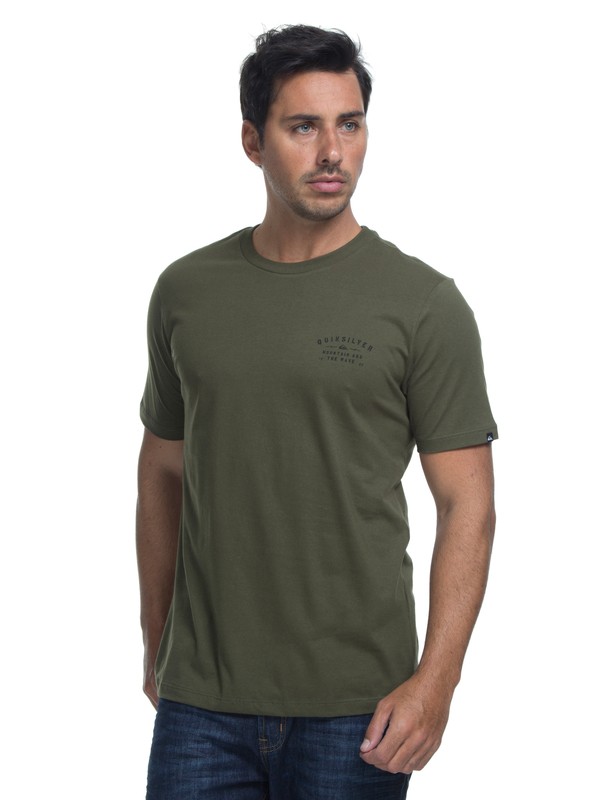 quiksilver, Camiseta Manga Curta Regular Fit Spacer Facer Quiksilver, ARMY* (arm) 0 Camiseta Manga Curta Regular Fit Spacer Facer Quiksilver Verde BR61114408 Quiksilver