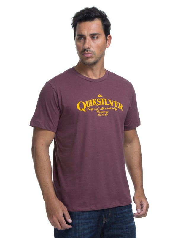 quiksilver, Camiseta Manga Curta Regular Fit Golden Sessions Quiksilver, WINE (win) 0 Camiseta Manga Curta Regular Fit Golden Sessions Quiksilver Vermelho BR61114451 Quiksilver