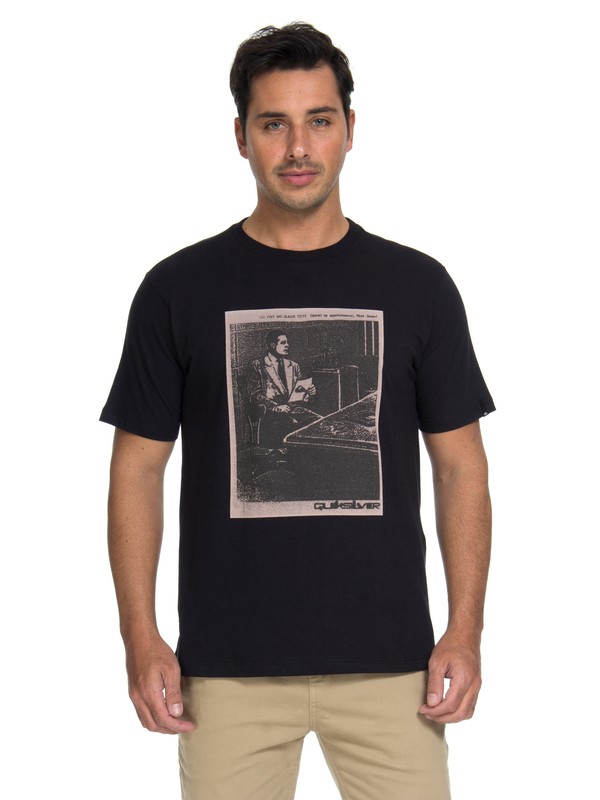 quiksilver, Camiseta Welcome to Paradise Quiksilver, BLACK* (blk) 0 Camiseta Welcome to Paradise Quiksilver Preto BR61114683 Quiksilver