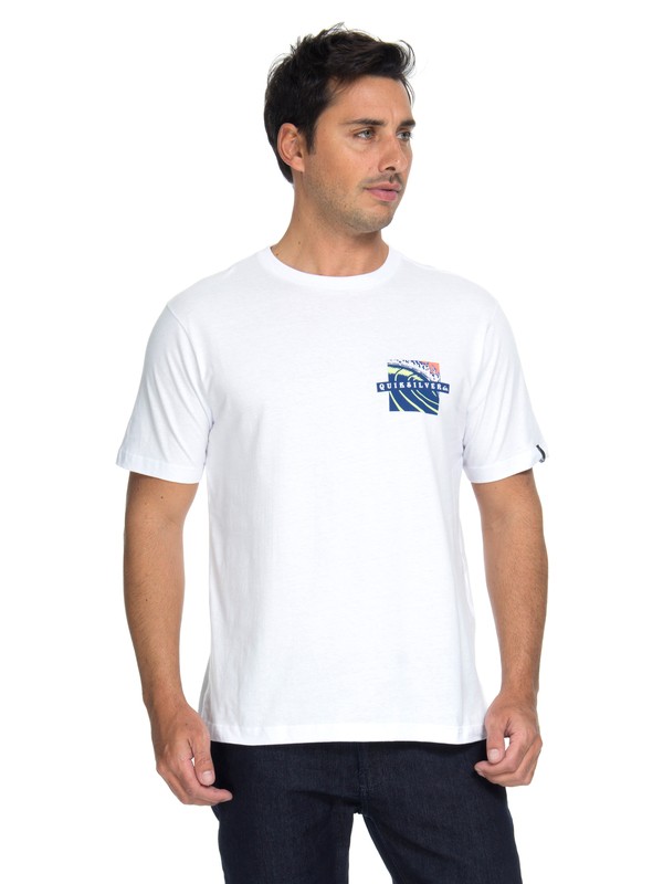 quiksilver, Camiseta Tropic Eruption Quiksilver, SNOW WHITE (wht) 0 Camiseta Tropic Eruption Quiksilver Branco BR61114685 Quiksilver