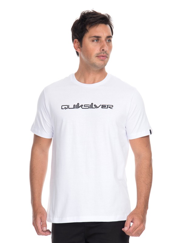 quiksilver, Camiseta Originals Shape Shifter Quiksilver, WHITE (wht) 0 Camiseta Originals Shape Shifter Quiksilver Branco BR61114692 Quiksilver