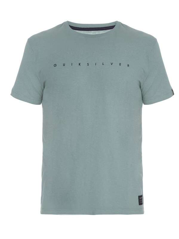 quiksilver, Camiseta Masculina Manga Curta Slim Fit Estampa Frontal Quiksilver, SLATE (sla) 0 Camiseta Masculina Manga Curta Slim Fit Estampa Frontal Quiksilver BR61142734 Quiksilver