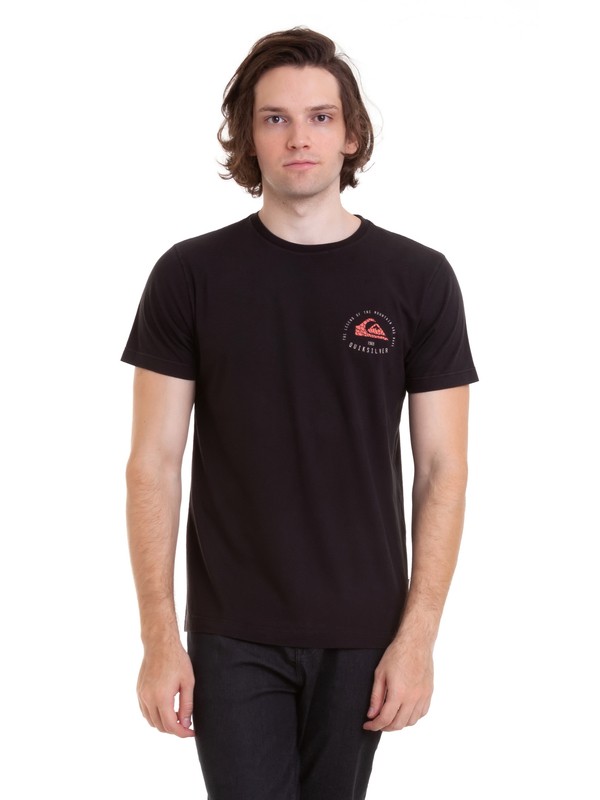 quiksilver, Camiseta Rising Giant Quiksilver, BLACK* (blk) 0 Camiseta Rising Giant Quiksilver Preto BR61143003 Quiksilver