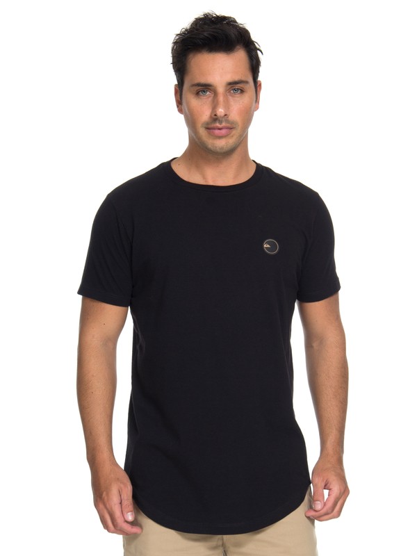 quiksilver, Camiseta Scallop Patch Quiksilver, BLACK* (blk) 0 Camiseta Scallop Patch Quiksilver Preto BR61143019 Quiksilver