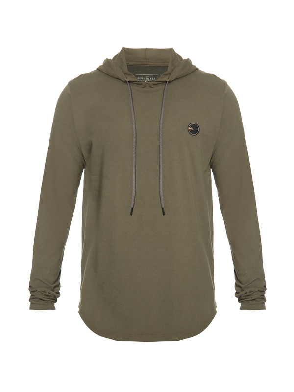 quiksilver, Camiseta Manga Longa Regular Fit Long Sleeve Scalop Quiksilver, ARMY* (arm) 0 Camiseta Manga Longa Regular Fit Long Sleeve Scalop Quiksilver Verde BR61201296 Quiksilver
