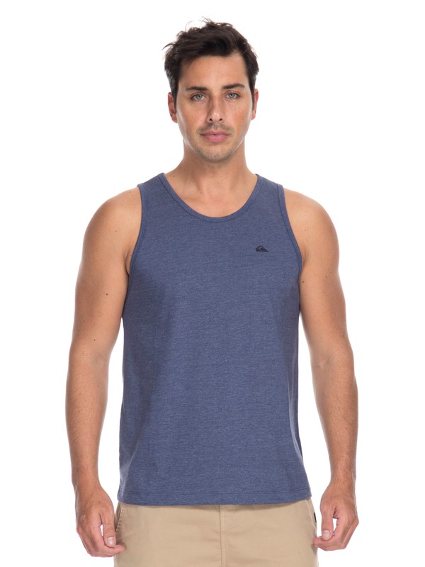 quiksilver, Camiseta Regata Básica Chest Quiksilver, DARK DENIM HEATHER (brqh) 0 Camiseta Regata Básica Chest Quiksilver BR61231981 Quiksilver
