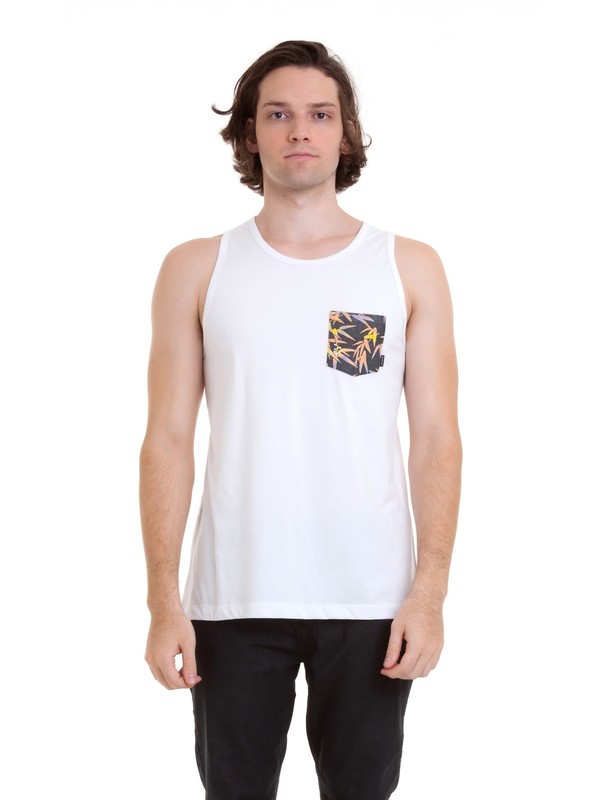 quiksilver, Camiseta Regata Filter Logo Quiksilver, SNOW WHITE* (snw) 0 Camiseta Regata Filter Logo Quiksilver Branco BR61232025 Quiksilver