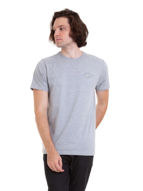 quiksilver, Camiseta Lady Bomb Quiksilver, GREY HEATHER (grh) 0 Camiseta Lady Bomb Quiksilver Cinza BR61241621 Quiksilver