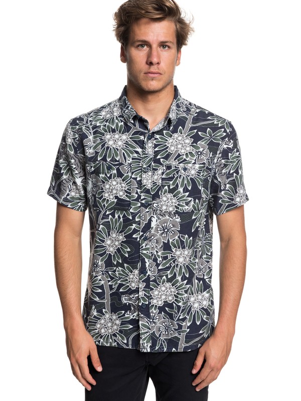 quiksilver, Camisa Manga Curta Silent Fury SS Quiksilver, NAVY BLAZER SILENT FURY (byj6) 0 Camisa Manga Curta Silent Fury SS Quiksilver BR62281340 Quiksilver