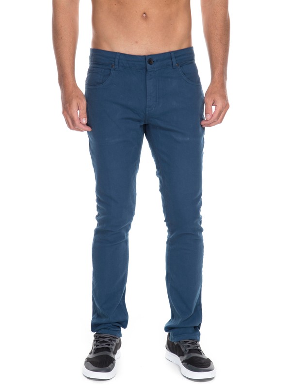 quiksilver, Calça Jeans Street Color Quiksilver, INDIAN (ind) 0 Calça Jeans Street Color Quiksilver Azul BR63331593 Quiksilver