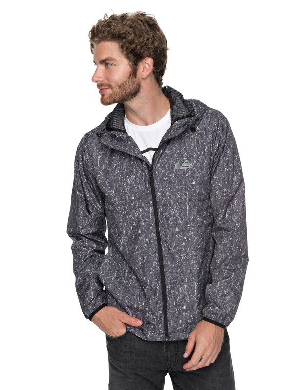 quiksilver, Jaqueta Corta Vento c/ Capuz Regular Fit Everyday Jacket Quiksilver, TARMAC ACID PRINT* (kta6) 0 Jaqueta Corta Vento c/ Capuz Regular Fit Everyday Jacket Quiksilver Preto BR64451264 Quiksilver