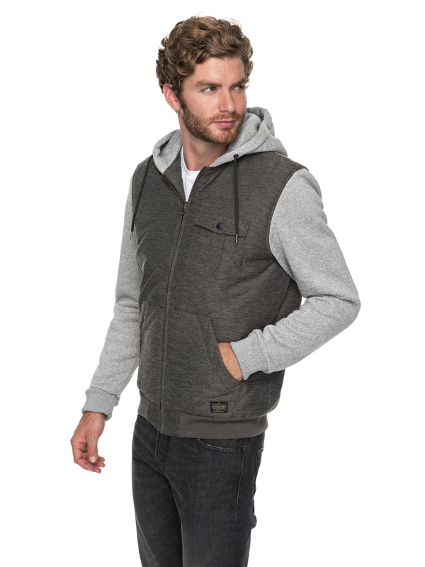quiksilver, QK JAQUETA ESP KASSLOW IMP, RAVEN (ksq0) 0 QK JAQUETA ESP KASSLOW IMP Cinza BR64451266 Quiksilver