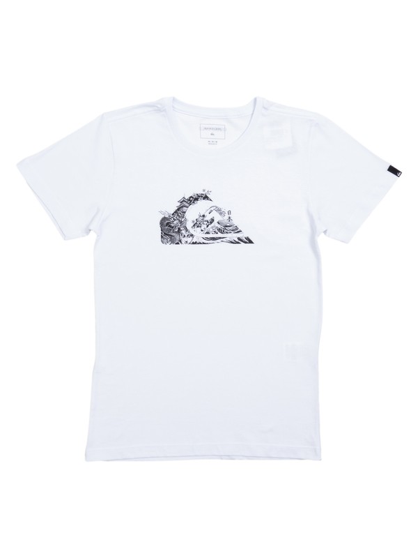 quiksilver, Camiseta Juvenil Japan Logo Quiksilver, WHITE (wht) 0 Camiseta Juvenil Japan Logo Quiksilver Branco BR68112117 Quiksilver