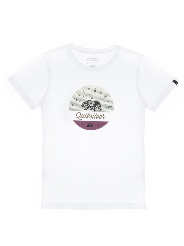 quiksilver, Camiseta Juvenil Cali Classic Quiksilver, WHITE (wht) 0 Camiseta Juvenil Cali Classic Quiksilver Branco BR68112128 Quiksilver