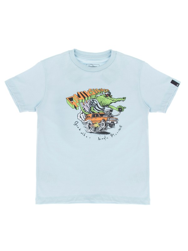 quiksilver, QK CAMISETA BASICA M/C SKA KIDS, BABY BLUE* (bbb) 0 QK CAMISETA BASICA M/C SKA KIDS BR68112137 Quiksilver