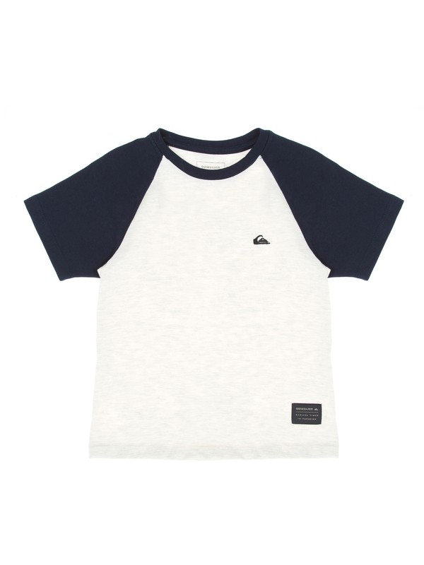 quiksilver, Camiseta Infantil Raglan Everyday Quiksilver, SNOW WHITE HEATHER* (wbk6) 0 Camiseta Infantil Raglan Everyday Quiksilver BR68141330 Quiksilver