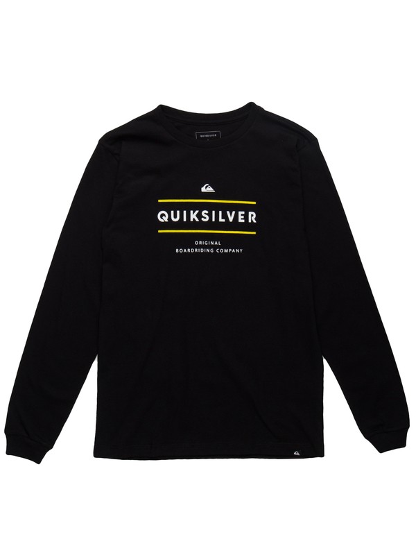 quiksilver, Camiseta Manga Longa Juvenil Reverso Surfo Quiksilver, TRUE BLAK / BALTIC BLUE (blk) 0 Camiseta Manga Longa Juvenil Reverso Surfo Quiksilver Preto BR68171090 Quiksilver