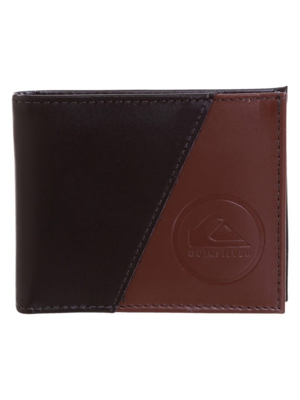 quiksilver, Carteira Diag Couro Quiksilver, BLACK* (blk) 0 Carteira Diag Couro Quiksilver Preto BR78781778 Quiksilver