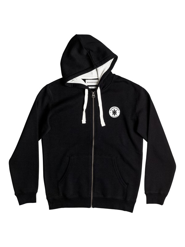 quiksilver, Boardriders Zip-Up Hoodie, BLACK (blk) 0 Boardriders Zip-Up Hoodie EEYFT03000 Quiksilver