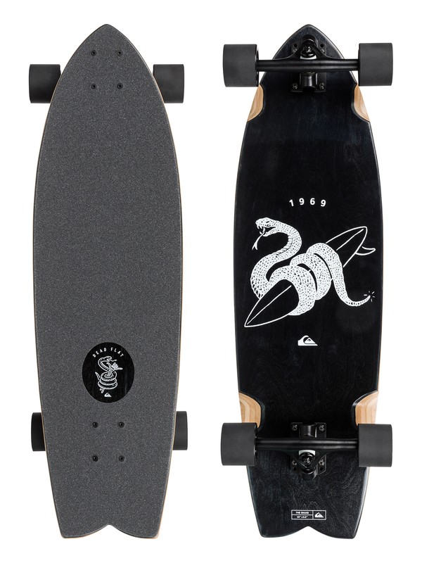 quiksilver, The Snake - Cruiser moyen, VINTAGE BLACK (ktf0) 0 The Snake - Cruiser moyen Noir EGL00SNAKE Quiksilver
