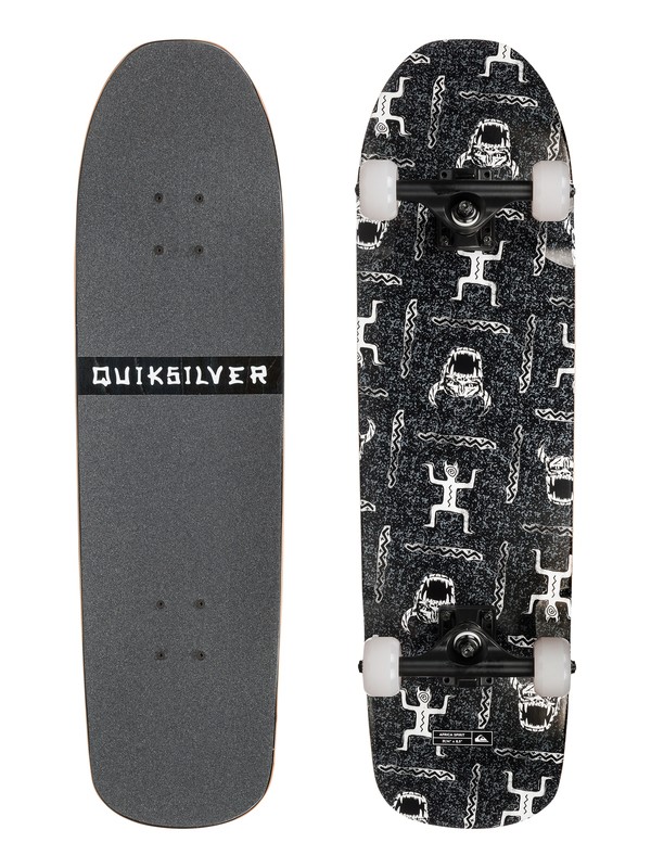 quiksilver, Africa Spirit - Skateboard, MONUMENT (sle0) 0 Africa Spirit - Skateboard Grau EGL0QSLSSA Quiksilver