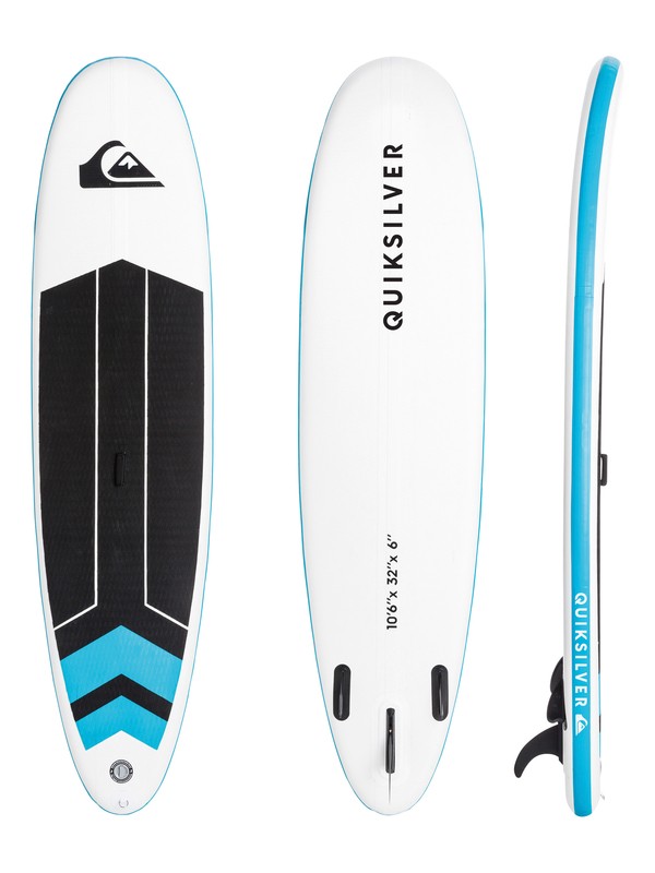 quiksilver, 10'6 Quiksilver - Inflatable SUP Board, BLUE TOPAZ (bza0) 0 10'6 Quiksilver - Inflatable SUP Board EGLISUP106 Quiksilver