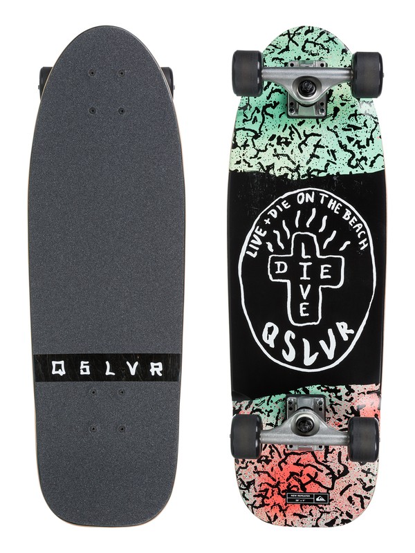quiksilver, New Repeater - Skateboard, BLACK (kvm0) 0 New Repeater - Skateboard Black EGLNWREPUS Quiksilver
